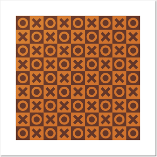 Geometric Seamless Pattern - XOXO 025#002 Posters and Art